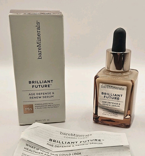 bareMinerals Brilliant Future Age Defense and Renew Serum 1 fl. oz. Neu im Karton - Bild 1 von 4