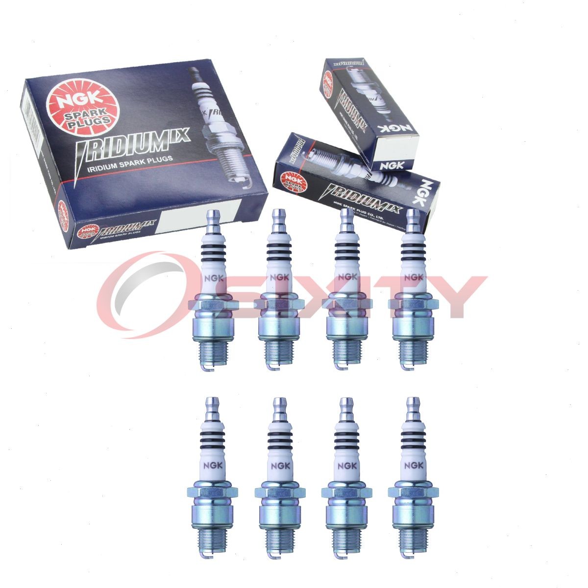 8 pc NGK 7001 BR8HIX Iridium IX Spark Plugs for W4AS W4AP W3AS W3AP W25FN fn