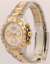 2023 PAPERS Rolex Daytona WHITE Two-Tone Stainless 18K Yellow Gold 116503 BOX 3