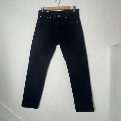 Levi's 501 '93 Mens Jeans Size 31x32 Black Big E Buttonfly Straight Leg