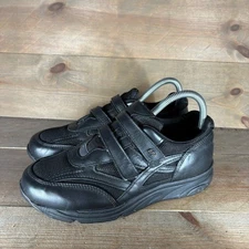 Sas tmv womens size 7.5 shoes black leather comfort walking sneakers