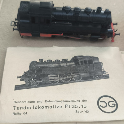 Gützold H0 Dampflok Tenderlok Pt 35.15 BR 64 Gleichstrom, Herstellernr.