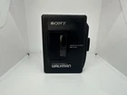 Sony Walkman WM-EX30 Cassette Player  Black FOR PARTS REPAIR Powers On **