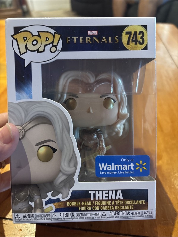 FUNKO POP MARVEL The Eternals THENA #743 Vinyl Figure WALMART EXCLUSIVE  NIB