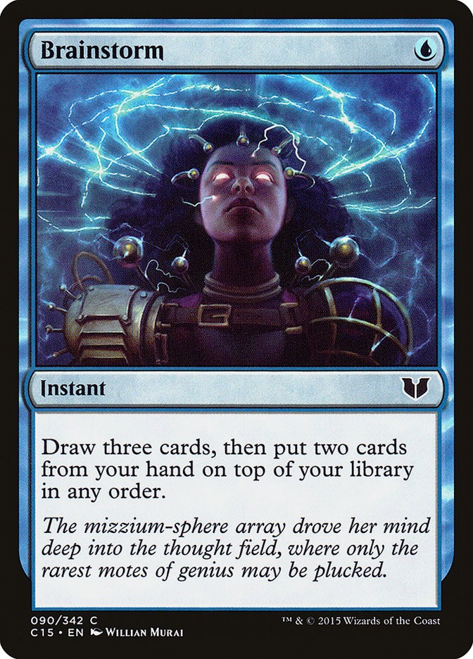MTG Magic the Gathering Brainstorm (90/392) Commander 2015 LP
