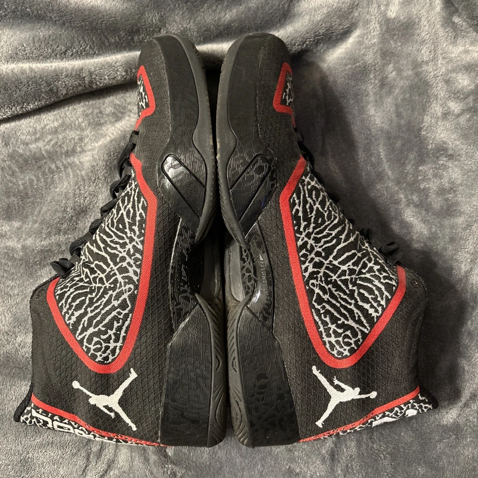 Size 12 - Air Jordan 29 Black Gym Red Men’s Sneakers - Lightly Worn NO BOX - Image 3 of 4