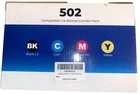 5-Pack Epson 502 Compatible Ink Bottles Combo Set