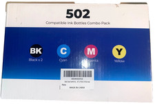 5-Pack Epson 502 Compatible Ink Bottles Combo Set
