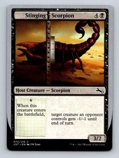 MTG  Magic The Gathering Stinging Scorpion Unstable Regular