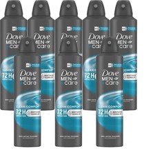 8x Pack Dove Men Clean Comfort 72 HR Antipers...