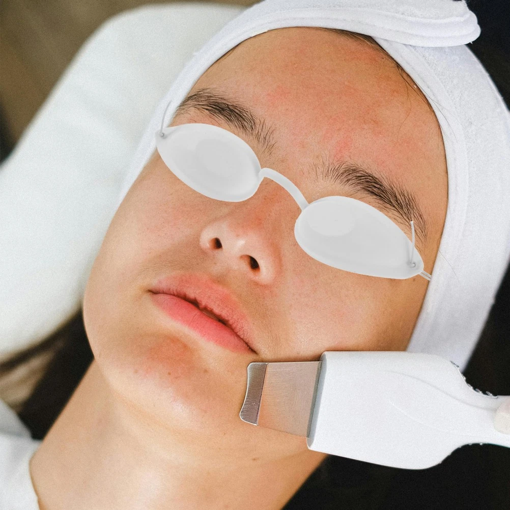 Gafas de protección ocular máscara cama de bronceado ojos mujeres niñas seguridad ocular