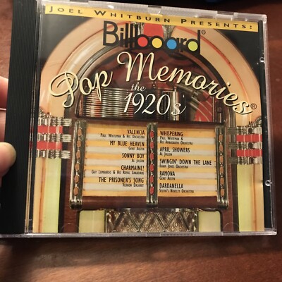 Billboard Pop Memories: The 1920s by Various Artists (CD, Feb-1994, Rhino...