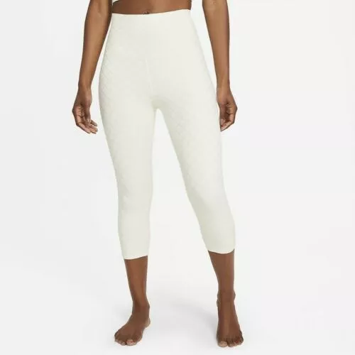 Nike Yoga Luxe Women's High-Waisted Jacquard Capri Leggings Large