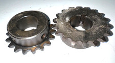 TRITAN SPROCKET 35BS18H 18-TEETH 3/8" CHAIN PITCH 3/4" BORE 2" OD LOT OF 2 