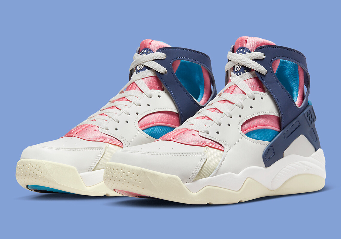 Кроссовки Nike Air Flight Huarache Sail Midnight Navy Coral Chalk FD0183-102 sz 10 мужские