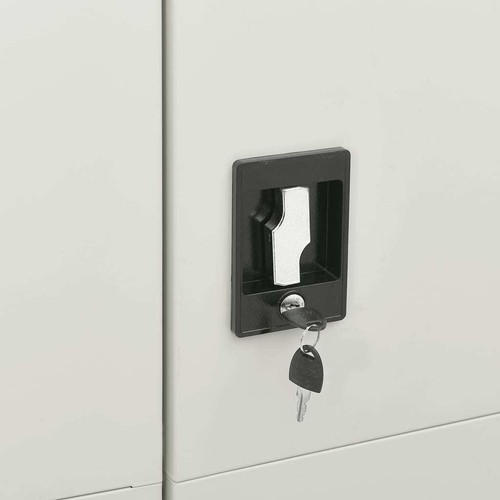 Aktenschrank Büroschrank Metall schrank Schließfachschrank abschliesßbar Stahl - Bild 5 von 40