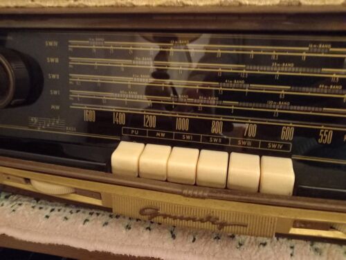 Antica Radio a valvole Grunding HI-FI Sound 1956 vintage alt old - Foto 2 di 4