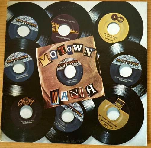 Album Vinyl Motown Mania Compilation Columbia House 1981 1P 72939