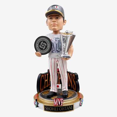 Shohei Ohtani Japan 2023 World Baseball Classic Champions MVP Cap Tee Bobblehead