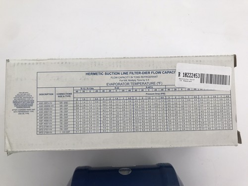 NEW Emerson Suction Line Filter ASF 45 F3-VV PCN:059999 3/8 Inch SAE Flare - Picture 8 of 8