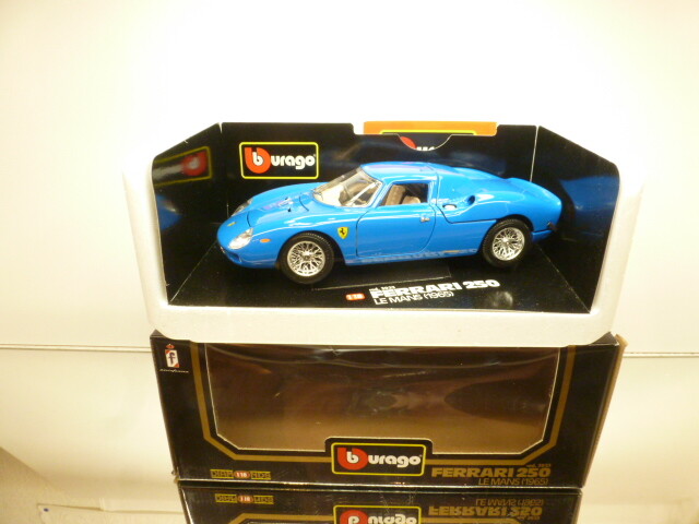 Ferrari 250 LM 1/18 Bburago 3033 - Le Mans 1965 - MIB Rare