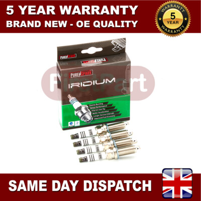 FirstPart 4x Iridium Upgrade Spark Plugs Fits Nissan Qashqai (Mk1) 2.0