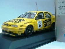 WOW EXTREMELY RARE Alfa Romeo 155 TS #6 Tamburini Monza 1994 1:43 Minichamps-hpi