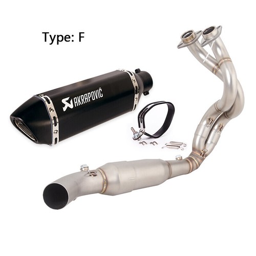 For Kawasaki Z650 Ninja 650 2023 2024 2025 Exhaust System Header Muffler Pipe - Picture 8 of 12