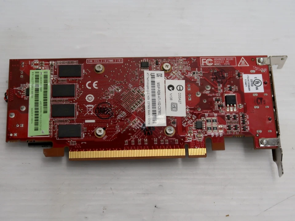 AMD FirePro W2100, 2GB GDDR3, 128 BIT, Dual Display Port, 762896-001 LOW PROFILE - Image 3 of 4
