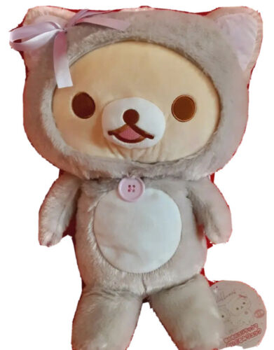 Rilakkuma San-X Plush Doll M Korilakkuma in the mirror kawaii purple - Picture 4 of 9