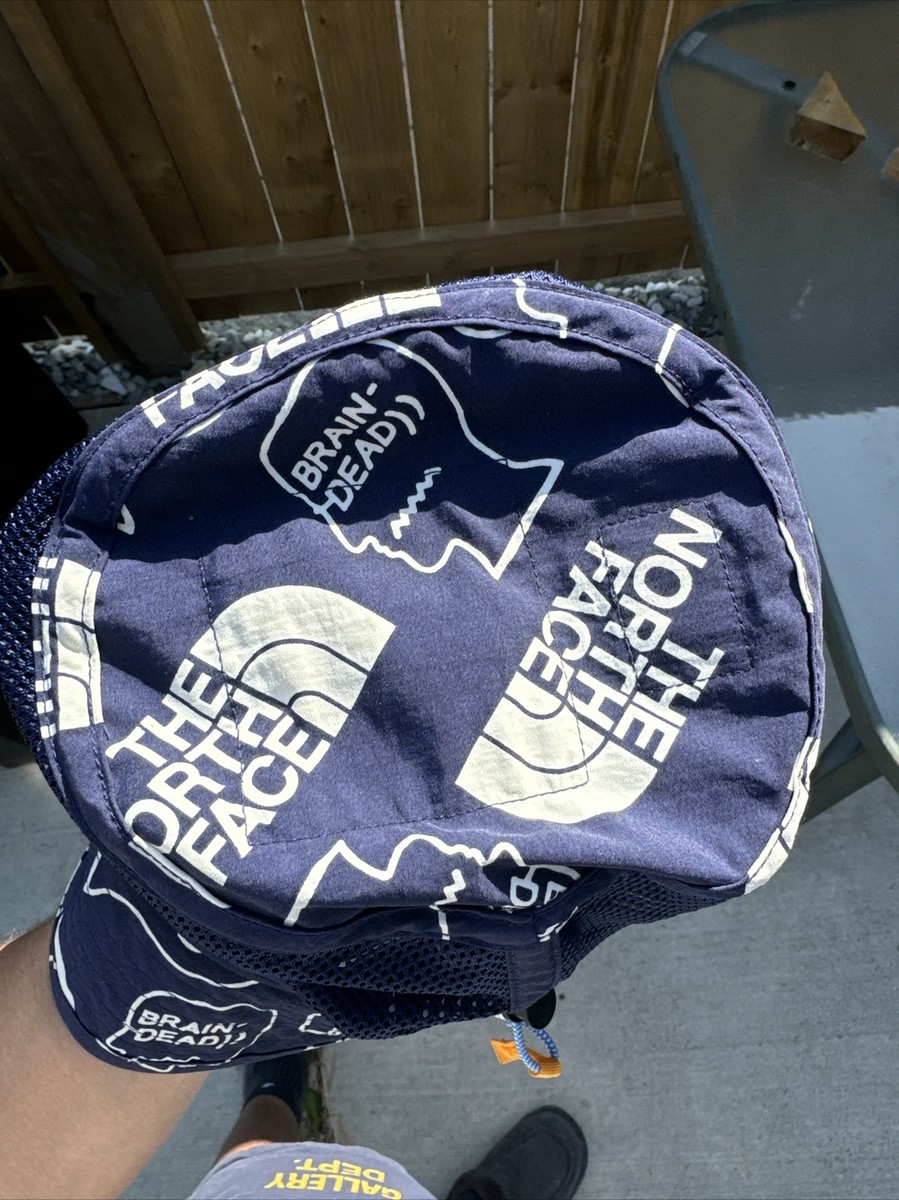 The North Face × Brain Dead Brain Dead X TNF Bucket Hat Navy