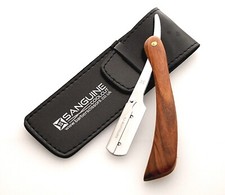 Maquinilla de afeitar nueva, maquinillas de afeitar cortadas para garganta, maquinillas de afeitar clásicas para hombre + bolsa
