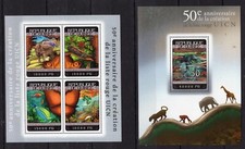 Guinea 2014 - De la liste rouge UICN - Timbres Briefmarken MNH ** V