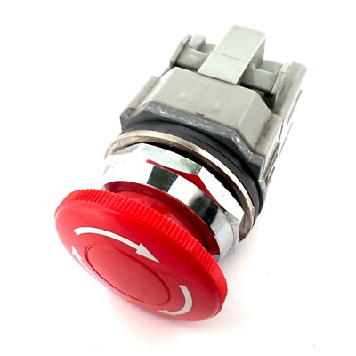 Idec BST001 Contact Push Button E-Stop Switch Red
