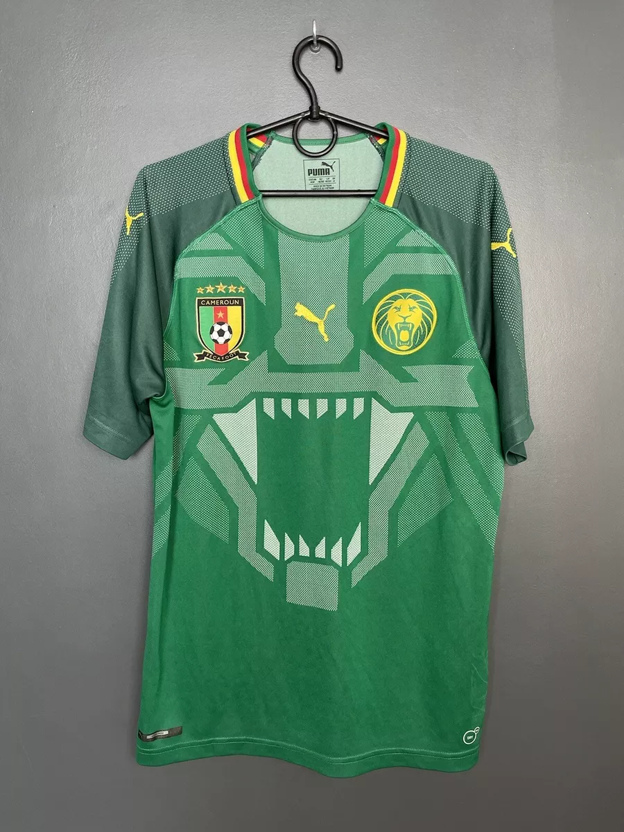 CAMEROON NATIONAL TEAM 2018 2019 HOME FOOTBALL SHIRT PUMA JERSEY SIZE M ADULT