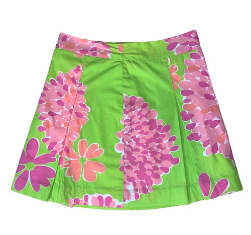 Jupe Lilly Pulitzer Nutty Professor - Taille 4, Motif Floral Multicolore, Occasion Très Bon état