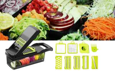 Food Vegetable Cutter Onion Carrots Fruit Dicer Chopper Veggie Slicer Kitchen To