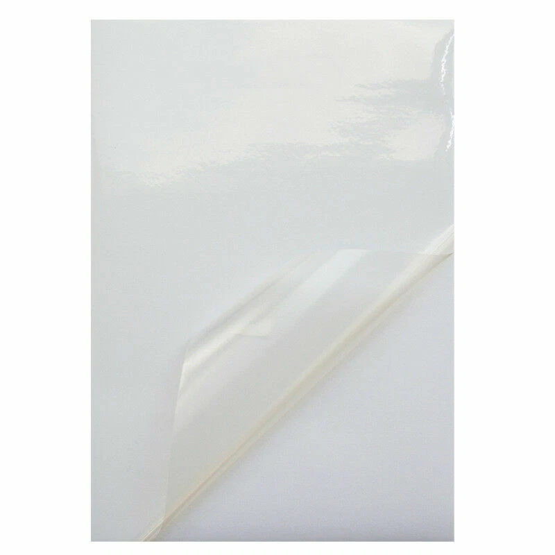 10X A4 Clear Sticker Paper Inkjet Printer Label Sheet Waterproof DIY Supplies - Image 4 of 4