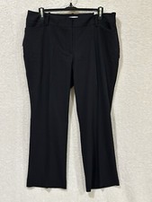 NWT Liz Claiborne Size 12P Short Audra Curvy Trouser Dress Pants Career Black