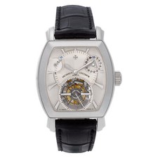 Vacheron Constantin Malte Tonneau Tourbillon 30066/2 Platinum Silver Dial 36mm