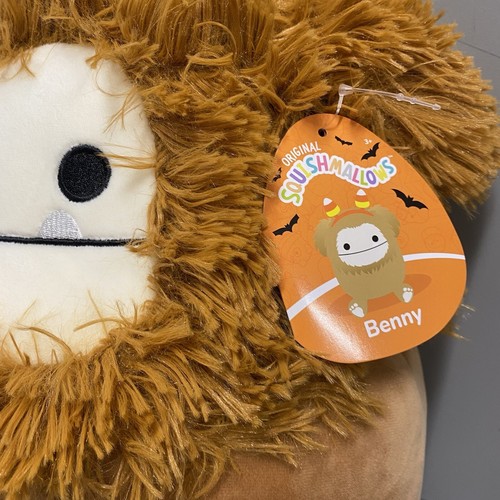 Squishmallow Zuckermais Halloween Benny 14 Zoll Bigfoot Yeti Plüsch Neu mit Etikett KOSTENLOSER VERSAND - Bild 5 von 9