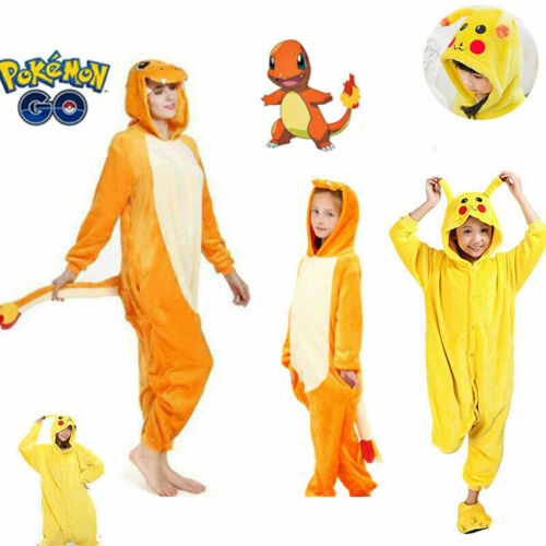 2025 Karneval Charmander Pyjamas Party Kostüm Nachtwäsche Outfits Pyjama DE - Bild 1 von 13
