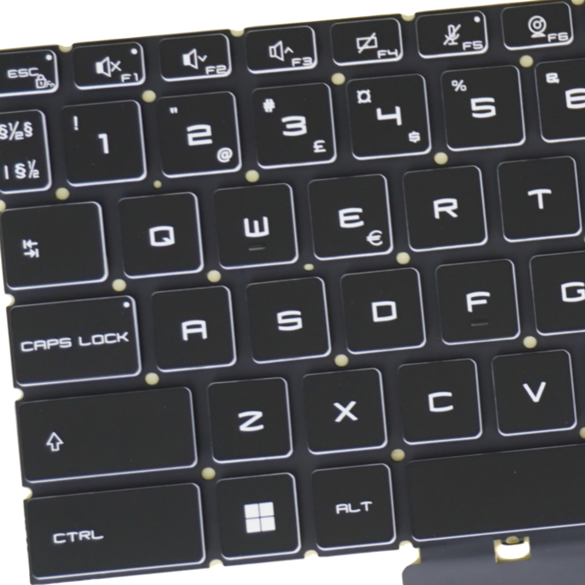 Nordic Keyboard for MSI Crosshair 15 A11UCK, 15 A11UDK, 15 A11UEK