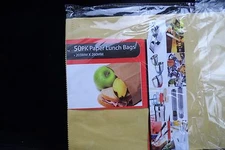 200 X STANDARD BROWN PAPER LUNCH BAGS - PARTY, EVENT, WEDDING, KIDS