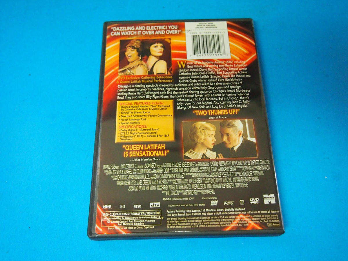 シカゴ [DVD] w17b8b5 Chicago (Widescreen DVD) 786936219197| eBay