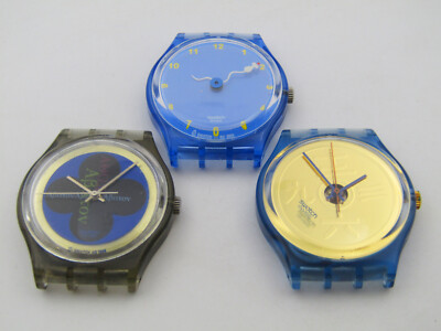 3er-SET, SWATCH GENT-UHREN ALS MAGNET (M16) / SUPER GESCHENK FÜR JEDEN SAMMLER