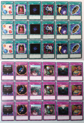 Verlockung der Finsternis Fallgrube 36 Zauber Fallen Karten Rare Yugioh deutsch