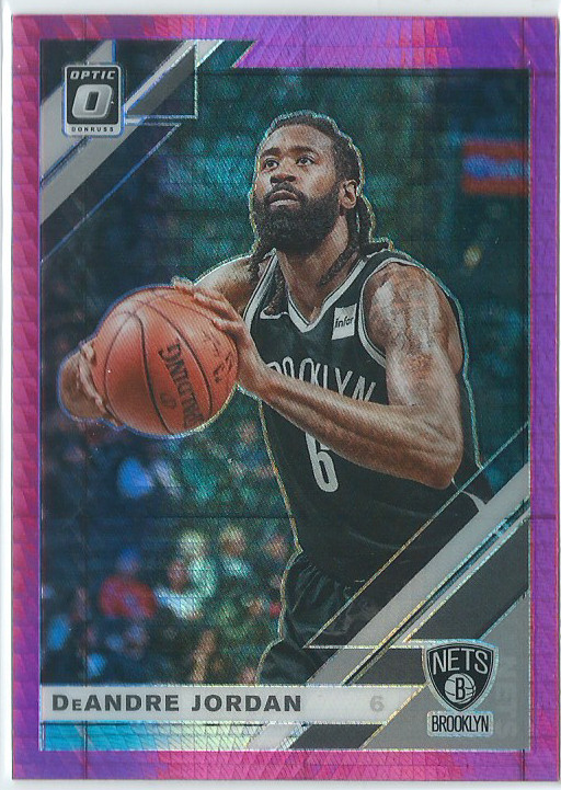 DeAndre Jordan 2019-20 Donruss Optic Pink Hyper Prizm Card #132