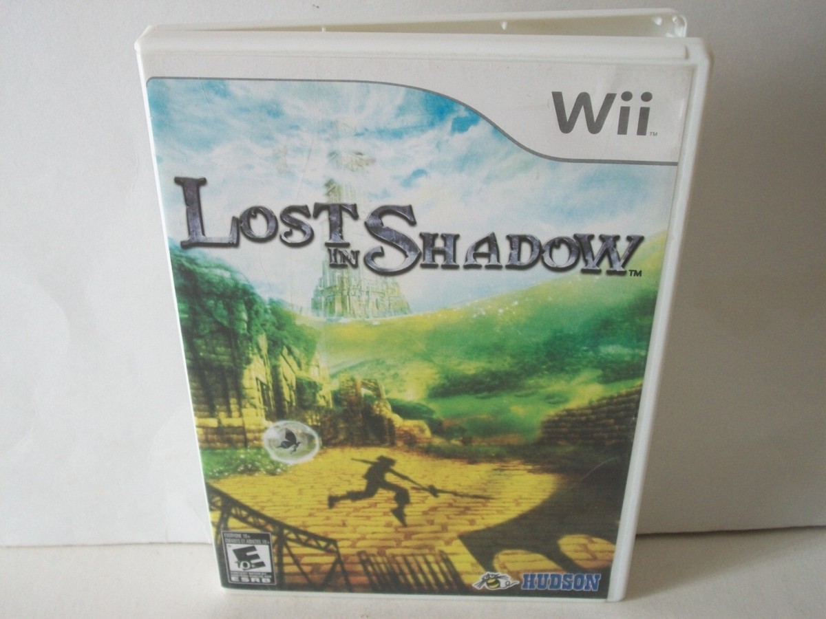Lost In Shadow Nintendo Wii Game Case Puzzle Platformer Shadows