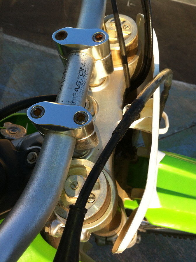 Triple Clamps Steering Stem Tree to suit Kawasaki KX250F KX KXF 250 0